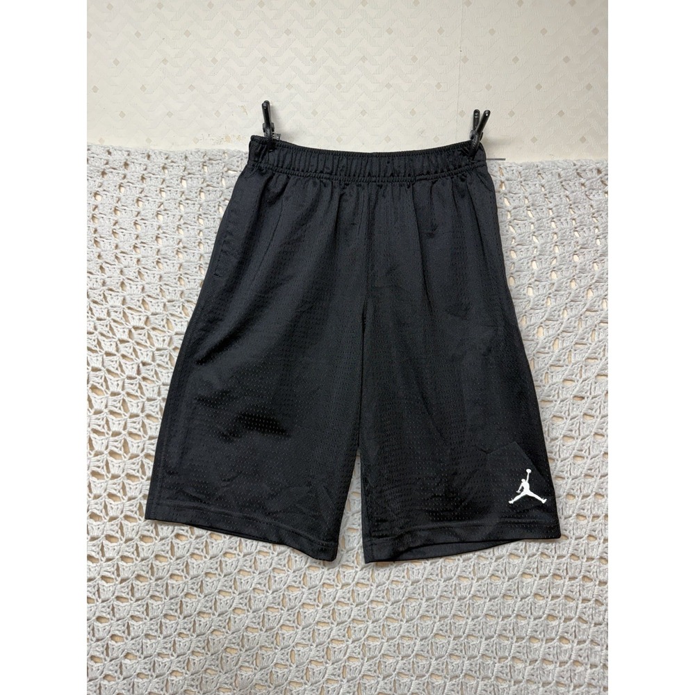 Nike Air Jordan Basketball Shorts Youth Sz L 12-13 YRS Black Stretch